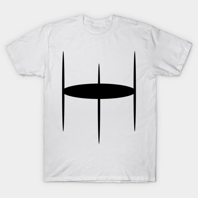 Dark Shape T-Shirt by enflow